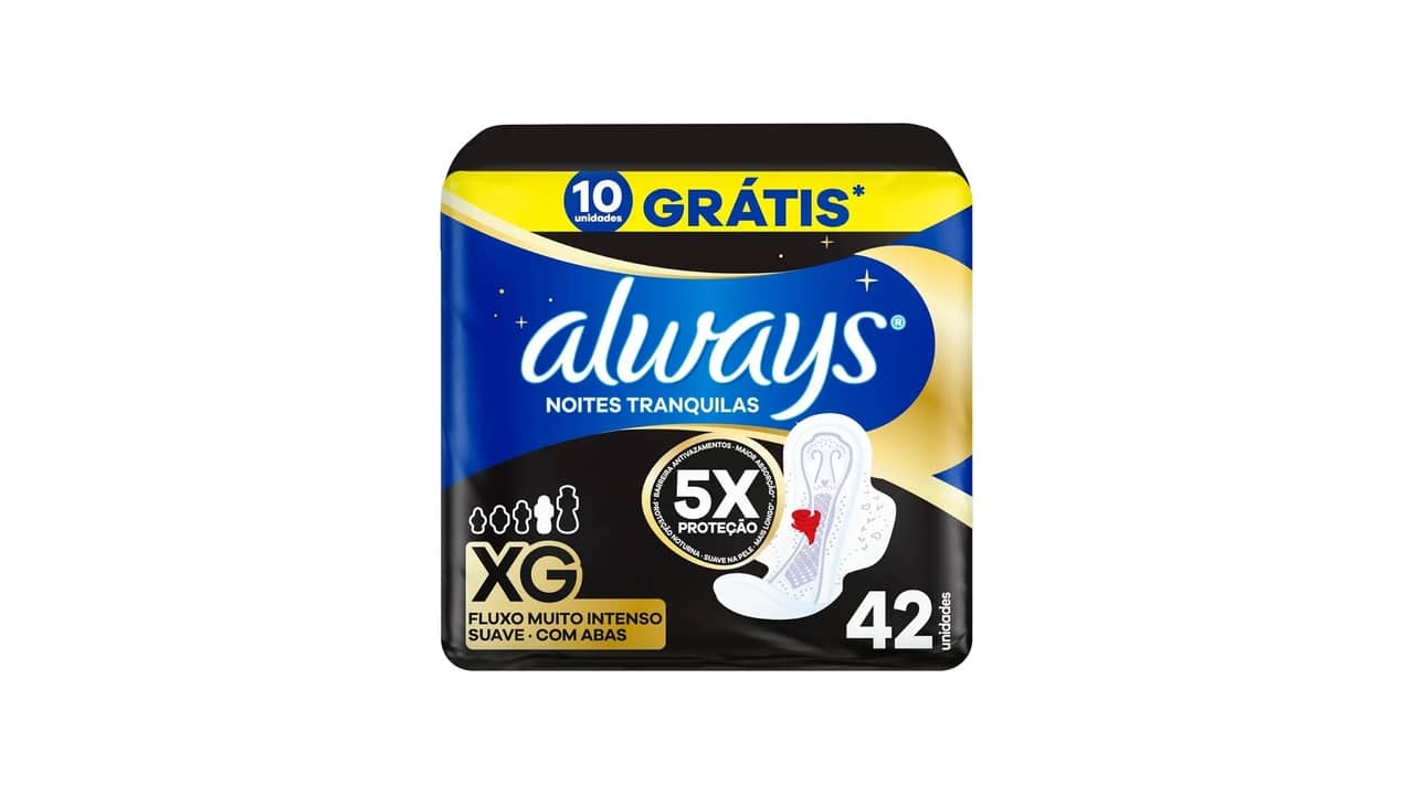 Melhor Absorvente Noturno Fluxo Intenso: Proteção Máxima Garantida