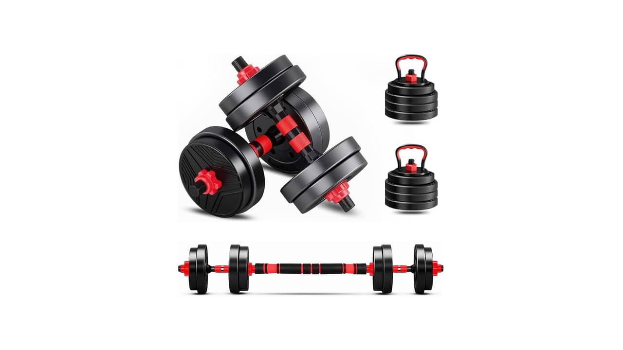 Melhor Agachamento com Halteres: Kit 6 em 1 para Treino Completo