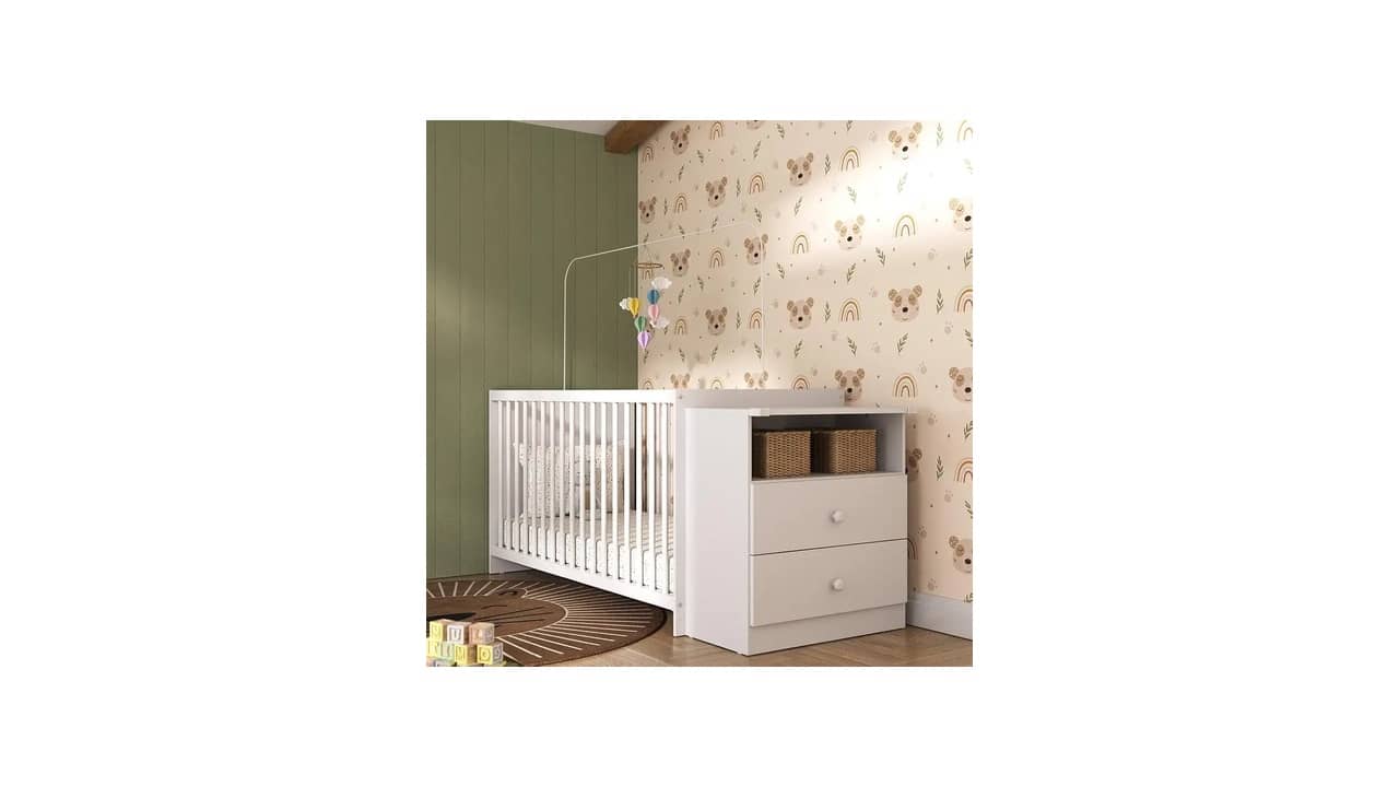 Melhor Berço com Cômoda Acoplada: 10 Modelos Versáteis