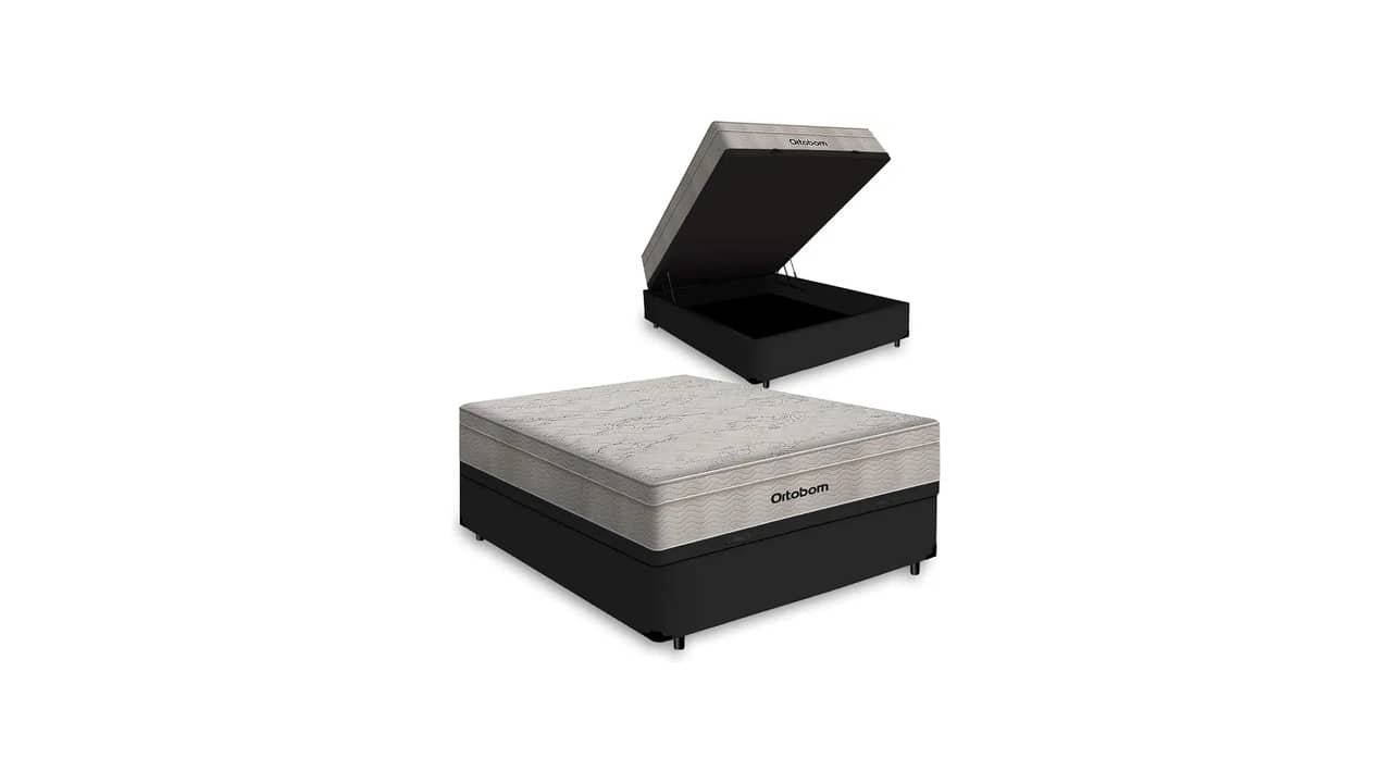 Melhor Cama Box Casal Ortobom: Conforto e Suporte Garantidos!