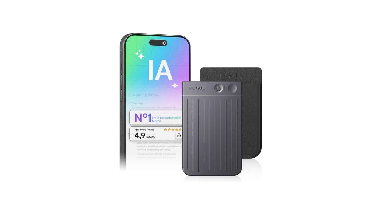 Melhor Gravador de Voz iPhone: IA, 64GB e Portabilidade