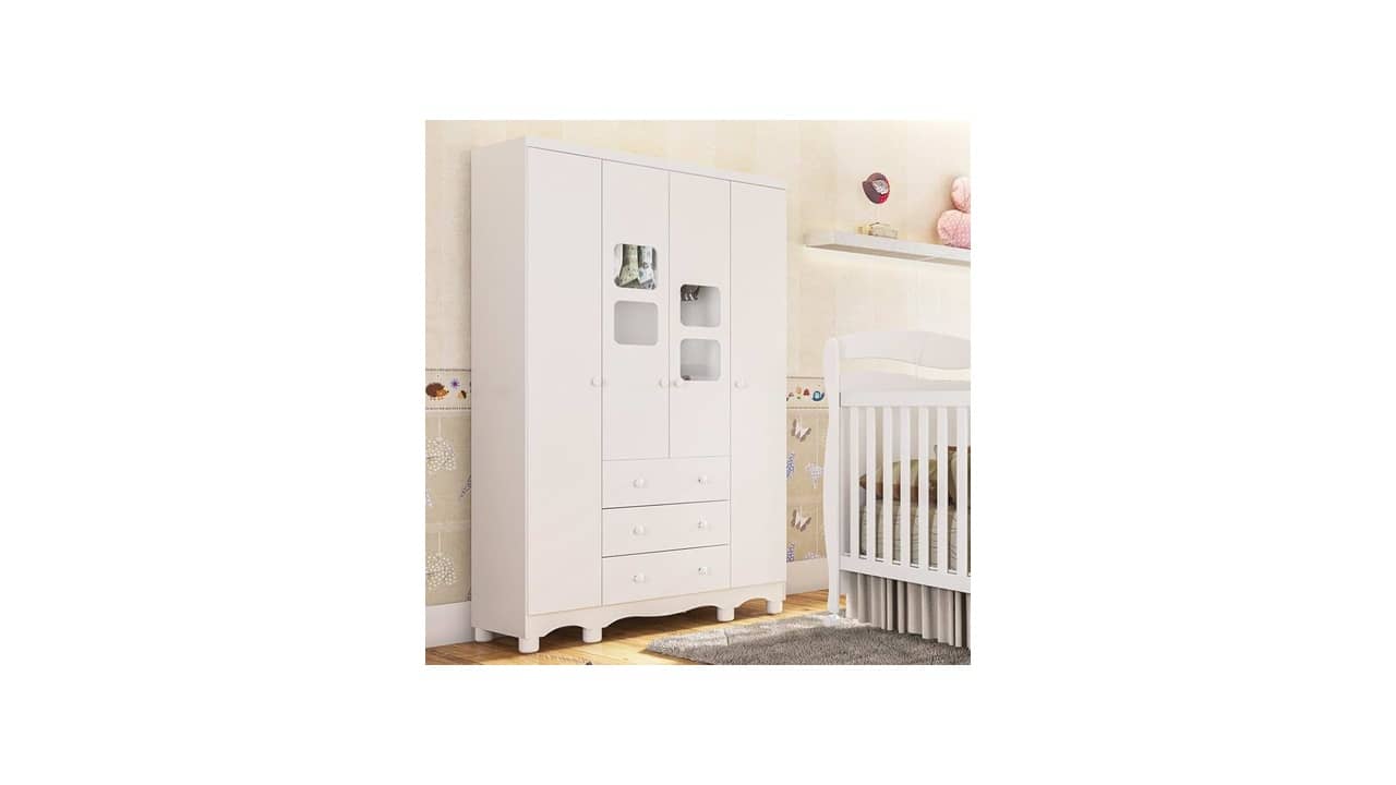 Melhor Guarda-Roupa para Bebê: 10 Modelos em MDF