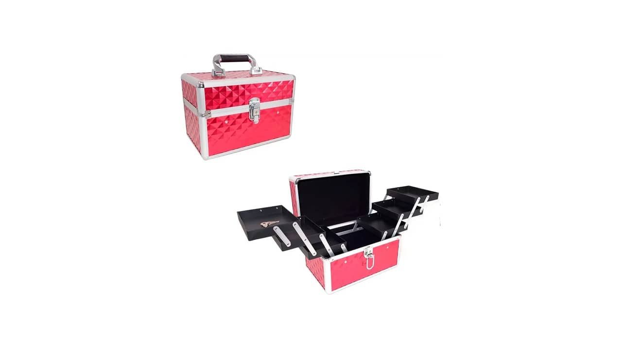 Melhor Maleta de Maquiagem: Organizadoras com Espelho LED