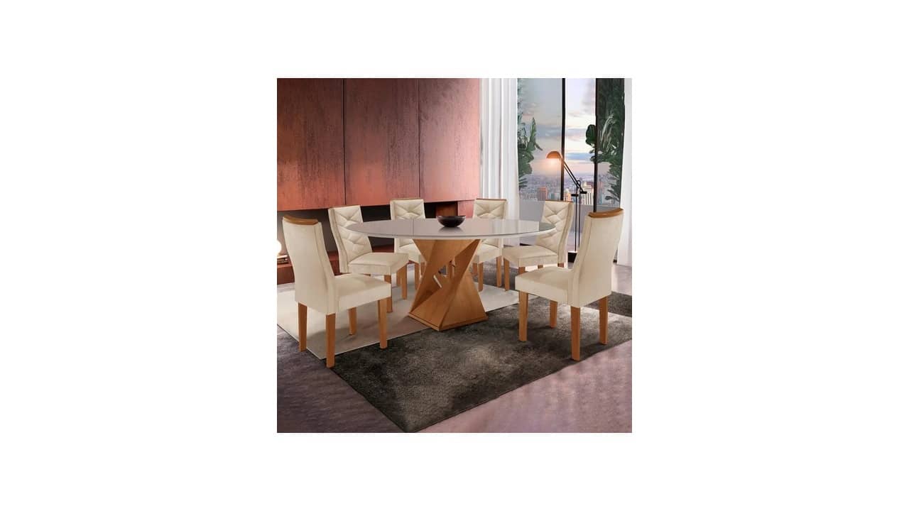 Melhor Mesa Redonda de 6 Cadeiras: 10 Modelos de Luxo
