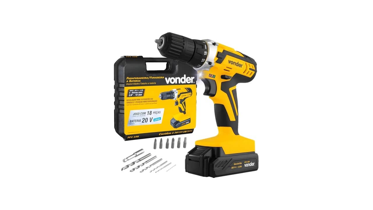 Melhor Parafusadeira Vonder: 10 Modelos de Alta Performance