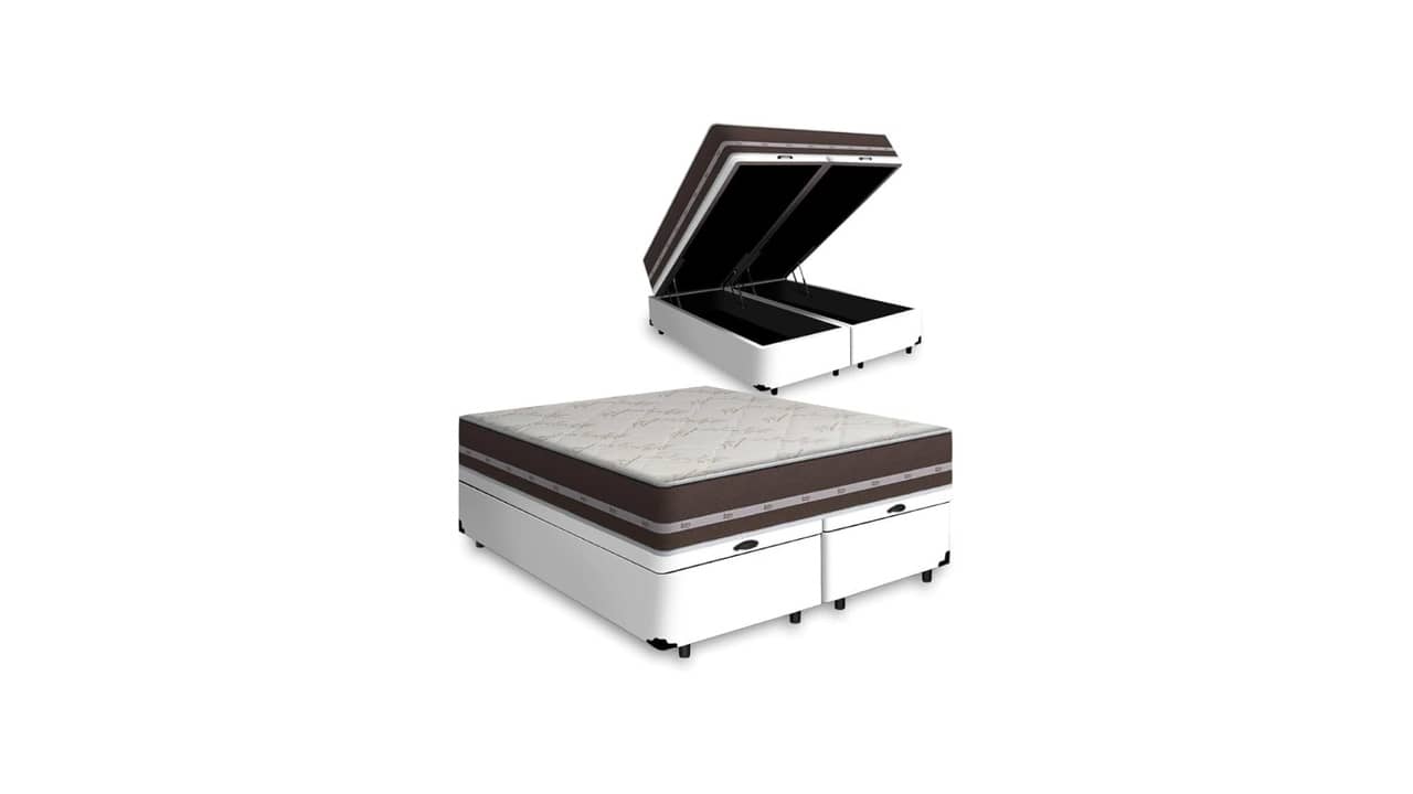 Melhor Preço Cama Box Queen: 7 Opções com Baú