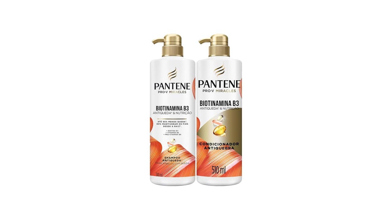 Melhor Shampoo e Condicionador Pantene: Combata Queda e Nutrição