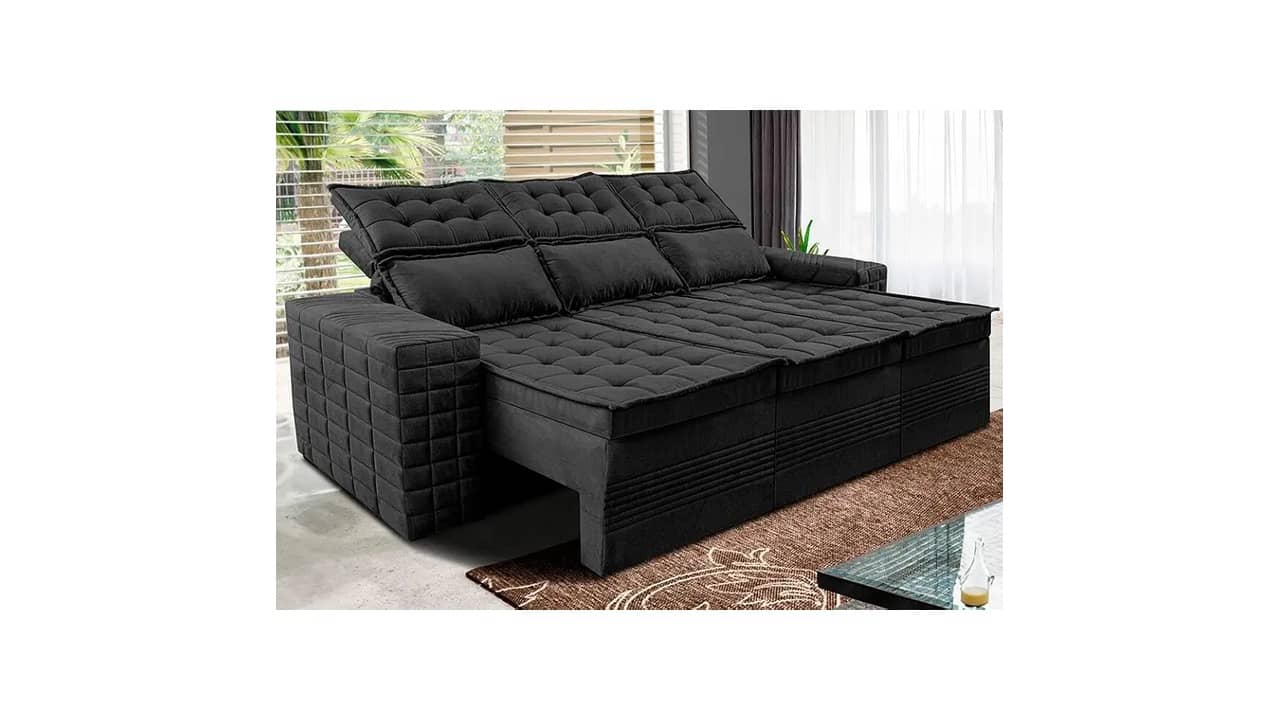 Melhor Sofá Black Friday: 10 Modelos com Retrátil