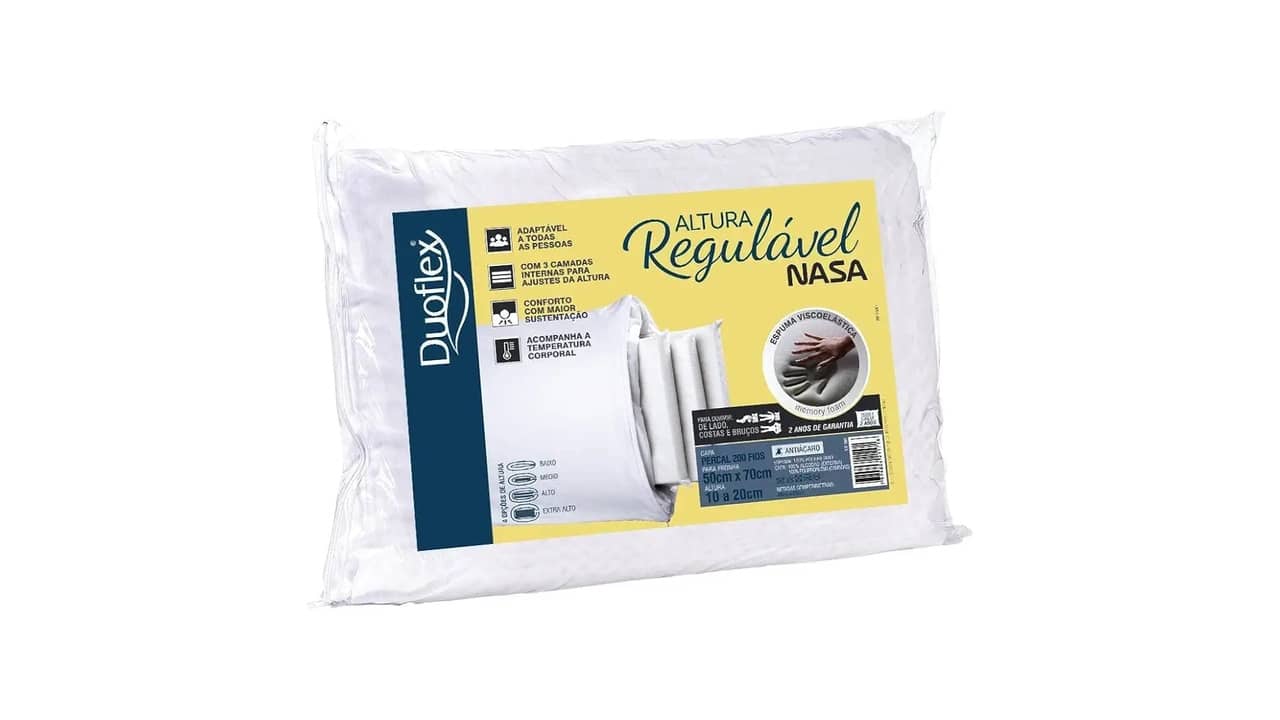 Melhor Travesseiro com Altura Ajustável: 10 Escolhas