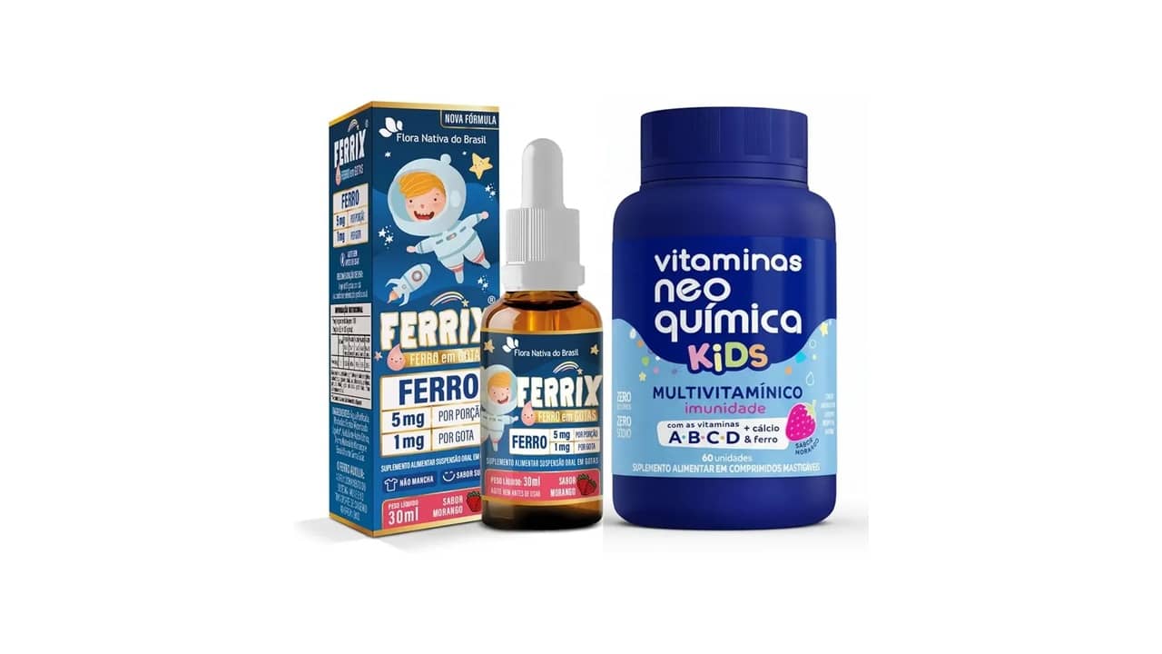 Melhor Vitamina Infantil para Anemia: Foco em Ferro e Absorção