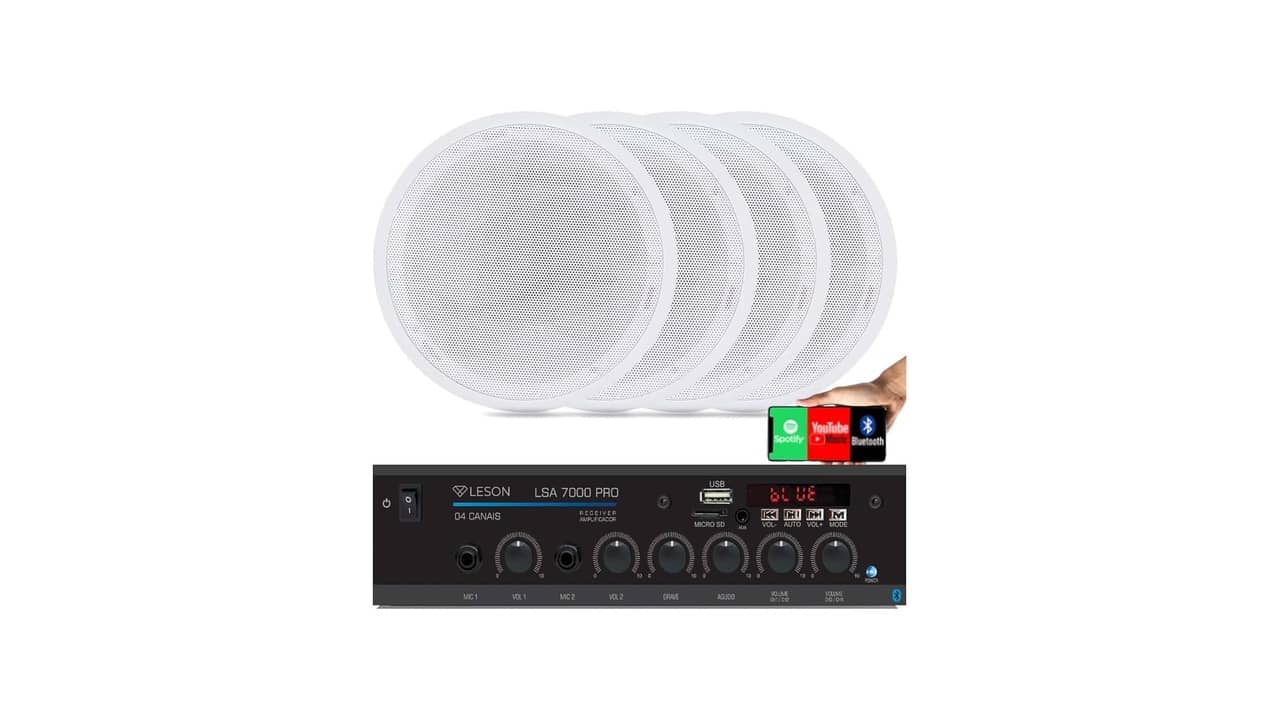 Qual a Melhor Caixa de Som para Embutir no Gesso? 10 Modelos de Alta Fidelidade